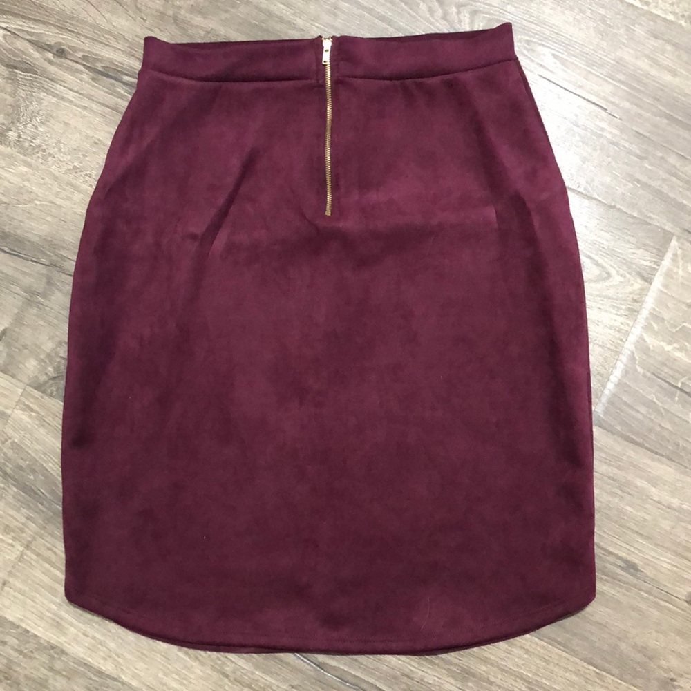 Zip up skirt